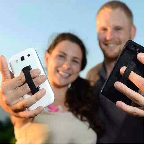 Finger Grip Phone Holder for  iPad Air & Air 2, iPad mini, Galaxy Tab, and other Tablet PC(Black)
