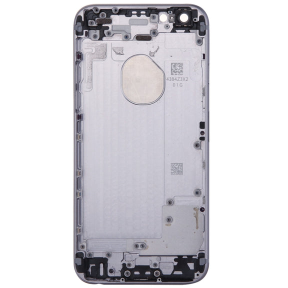 5 in 1 for iPhone 6 (Back Cover + Card Tray + Volume Control Key + Power Button + Mute Switch Vibrator Key) Full Assembly Housing Cover(Grey)