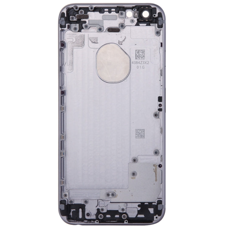5 in 1 for iPhone 6 (Back Cover + Card Tray + Volume Control Key + Power Button + Mute Switch Vibrator Key) Full Assembly Housing Cover(Grey)