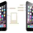 Original Card Tray & Volume Control Key & Screen Lock Key & Mute Switch Vibrator Key Kit for iPhone 6 (Light Gold) - iPhone 6/6 Plus Parts by PMC TechLife | Online Shopping South Africa | PMC TechLife