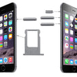 Original Card Tray & Volume Control Key & Screen Lock Key & Mute Switch Vibrator Key Kit for iPhone 6(Grey) - iPhone 6/6 Plus Parts by PMC TechLife | Online Shopping South Africa | PMC TechLife