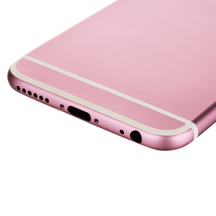 Full Assembly Housing Cover for iPhone 6, Including Back Cover & Card Tray & Volume Control Key & Power Button & Mute Switch Vibrator Key(Pink)