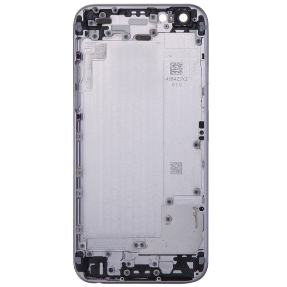 Full Assembly Housing Cover for iPhone 6, Including Back Cover & Card Tray & Volume Control Key & Power Button & Mute Switch Vibrator Key(Grey)