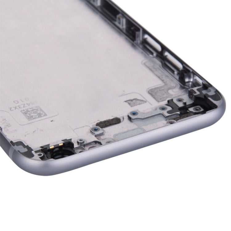 Full Assembly Housing Cover for iPhone 6, Including Back Cover & Card Tray & Volume Control Key & Power Button & Mute Switch Vibrator Key(Grey)