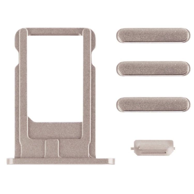 Full Assembly Housing Cover for iPhone 6, Including Back Cover & Card Tray & Volume Control Key & Power Button & Mute Switch Vibrator Key(Gold)