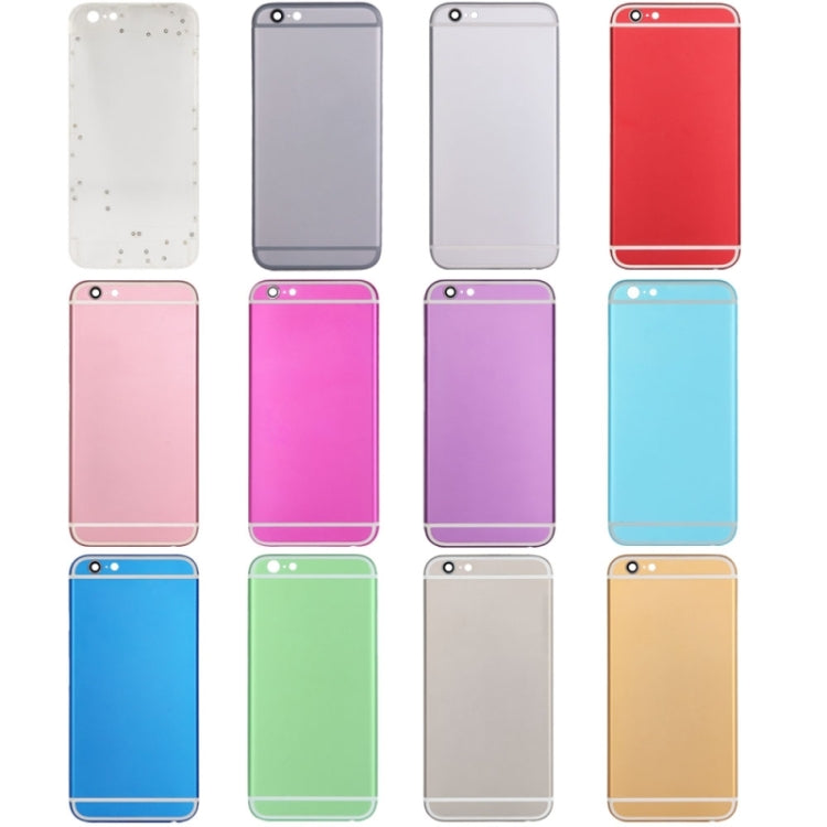 Full Assembly Housing Cover for iPhone 6, Including Back Cover & Card Tray & Volume Control Key & Power Button & Mute Switch Vibrator Key(Grey)