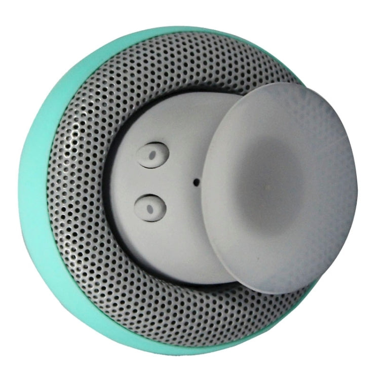 Mushroom Shape Bluetooth Speaker with Suction Holder(Green)