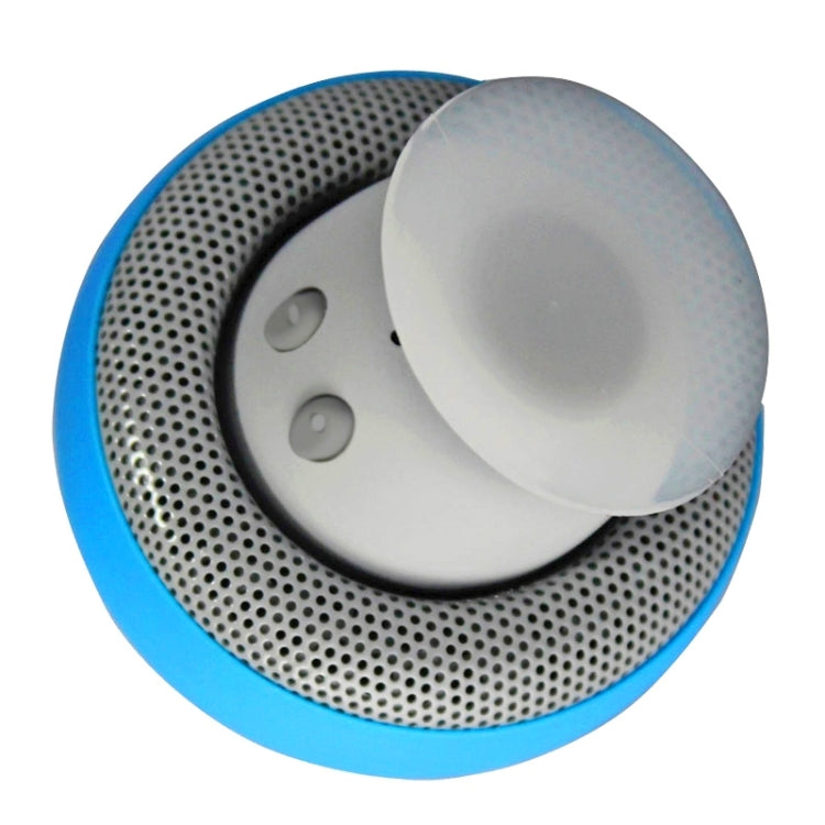Mushroom Shape Bluetooth Speaker with Suction Holder(Blue)
