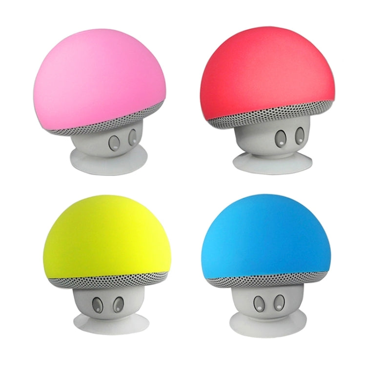 Mushroom Shape Bluetooth Speaker with Suction Holder(Blue)
