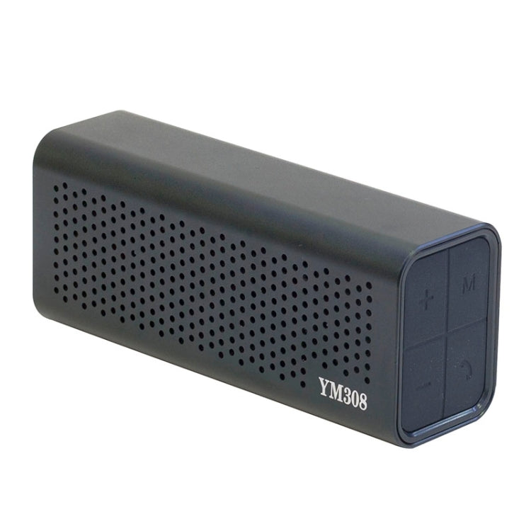 YM-308 Portable Rechargeable NFC Bluetooth Speaker, Support TF Card(Black)
