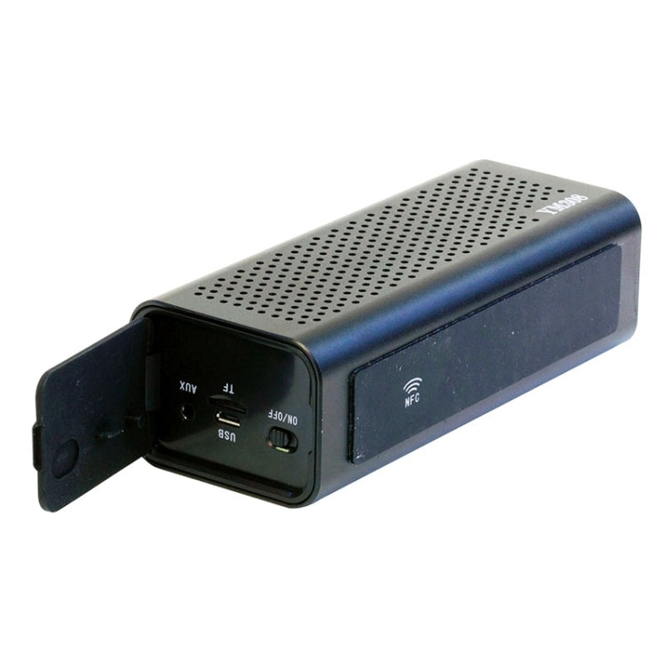 YM-308 Portable Rechargeable NFC Bluetooth Speaker, Support TF Card(Black)