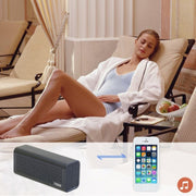 YM-308 Portable Rechargeable NFC Bluetooth Speaker, Support TF Card(Black)