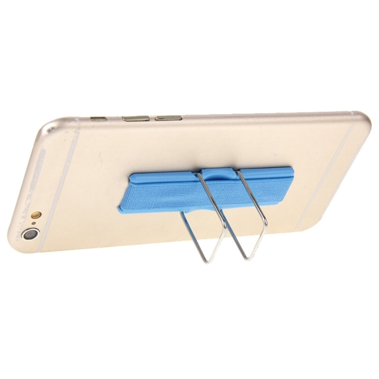 Universal Mini Foldable Holder Stand with Finger Grip(Blue)