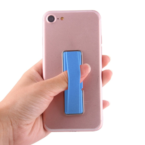 Universal Mini Foldable Holder Stand with Finger Grip(Blue)