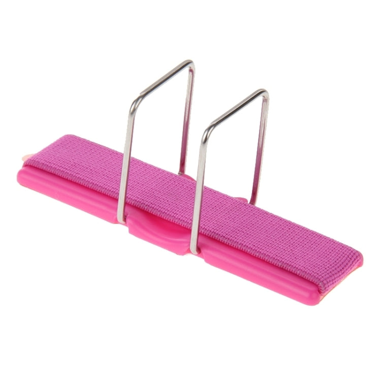 Universal Mini Foldable Holder Stand with Finger Grip(Magenta)