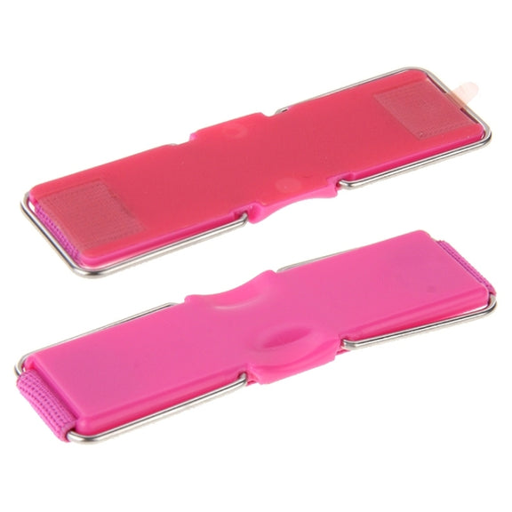 Universal Mini Foldable Holder Stand with Finger Grip(Magenta)