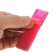 Universal Mini Foldable Holder Stand with Finger Grip(Magenta)