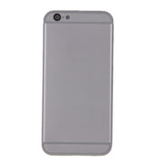 6 in 1 for iPhone 6 (Back Cover + Card Tray + Volume Control Key + Power Button + Mute Switch Vibrator Key + Sign) Full Assembly Housing Cover(Grey)
