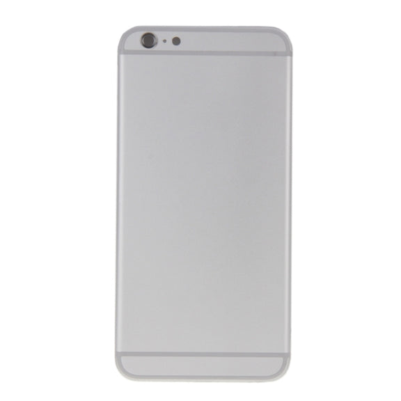 6 in 1 for iPhone 6 (Back Cover + Card Tray + Volume Control Key + Power Button + Mute Switch Vibrator Key + Sign) Full Assembly Housing Cover(Silver)