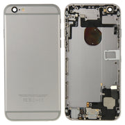 Full Housing Back Cover with Power Button & Volume Button Flex Cable & Charging Port Flex Cable & Speaker Ringer Buzzer for iPhone 6(Grey)