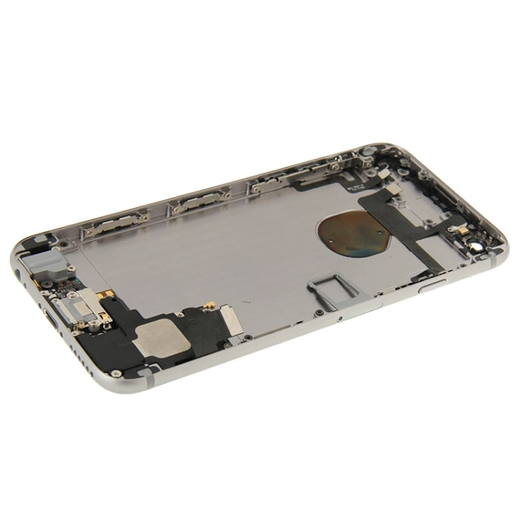 Full Housing Back Cover with Power Button & Volume Button Flex Cable & Charging Port Flex Cable & Speaker Ringer Buzzer for iPhone 6(Grey)