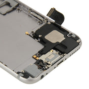 Full Housing Back Cover with Power Button & Volume Button Flex Cable & Charging Port Flex Cable & Speaker Ringer Buzzer for iPhone 6(Grey)