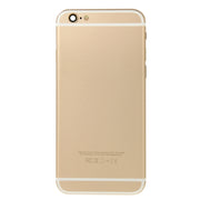 Full Housing Back Cover with Power Button & Volume Button Flex Cable & Charging Port Flex Cable & Speaker Ringer Buzzer for iPhone 6(Gold)