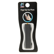 Finger Grip Phone Holder for iPhone, Galaxy, Sony, Lenovo, HTC, Huawei, and other Smartphones(Black)