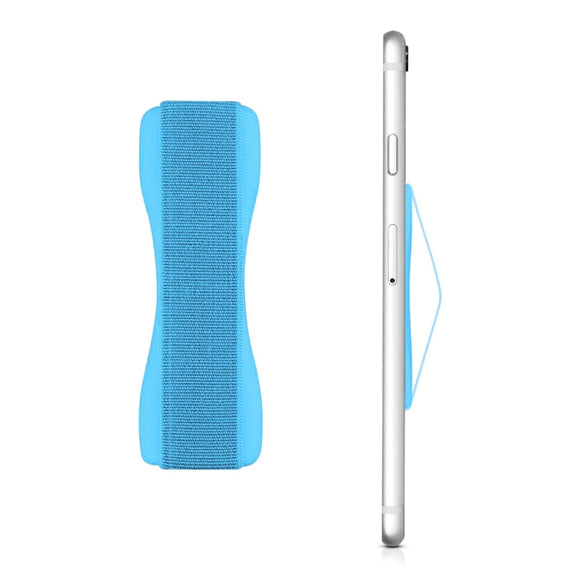 Finger Grip Phone Holder for iPhone, Galaxy, Sony, Lenovo, HTC, Huawei, and other Smartphones(Blue)