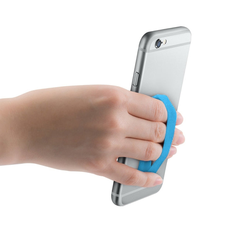 Finger Grip Phone Holder for iPhone, Galaxy, Sony, Lenovo, HTC, Huawei, and other Smartphones(Blue)