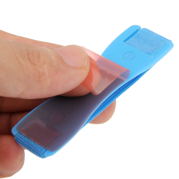 Finger Grip Phone Holder for iPhone, Galaxy, Sony, Lenovo, HTC, Huawei, and other Smartphones(Blue)