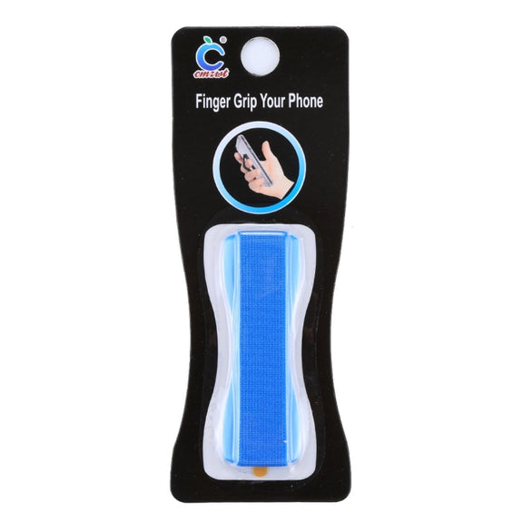 Finger Grip Phone Holder for iPhone, Galaxy, Sony, Lenovo, HTC, Huawei, and other Smartphones(Blue)