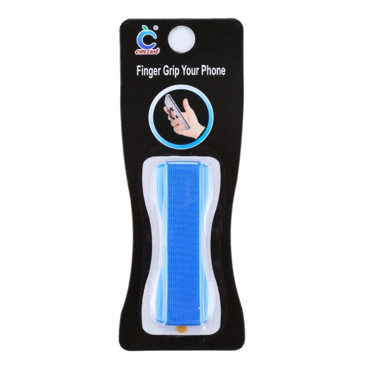 Finger Grip Phone Holder for iPhone, Galaxy, Sony, Lenovo, HTC, Huawei, and other Smartphones(Blue)