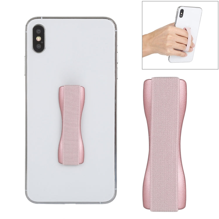 Finger Grip Phone Holder for iPhone, Galaxy, Sony, Lenovo, HTC, Huawei, and other Smartphones(Rose Gold)
