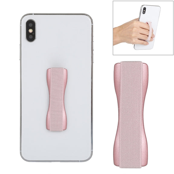 Finger Grip Phone Holder for iPhone, Galaxy, Sony, Lenovo, HTC, Huawei, and other Smartphones(Rose Gold)