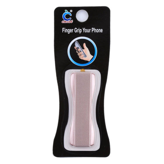 Finger Grip Phone Holder for iPhone, Galaxy, Sony, Lenovo, HTC, Huawei, and other Smartphones(Rose Gold)