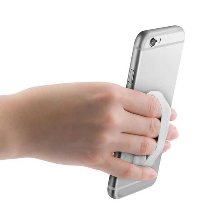 Finger Grip Phone Holder for iPhone, Galaxy, Sony, Lenovo, HTC, Huawei, and other Smartphones(Silver)