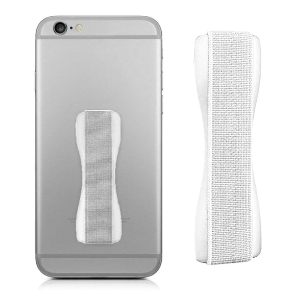 Finger Grip Phone Holder for iPhone, Galaxy, Sony, Lenovo, HTC, Huawei, and other Smartphones(White)