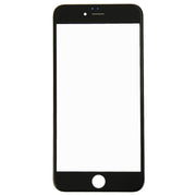 2 in 1 for iPhone 6 (Front Screen Outer Glass Lens + Frame)(Black)