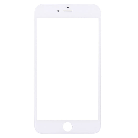 Front Screen Outer Glass Lens with Front LCD Screen Bezel Frame for iPhone 6s Plus(White)