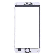 Front Screen Outer Glass Lens with Front LCD Screen Bezel Frame for iPhone 6s Plus(White)