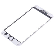 Front Screen Outer Glass Lens with Front LCD Screen Bezel Frame for iPhone 6s Plus(White)