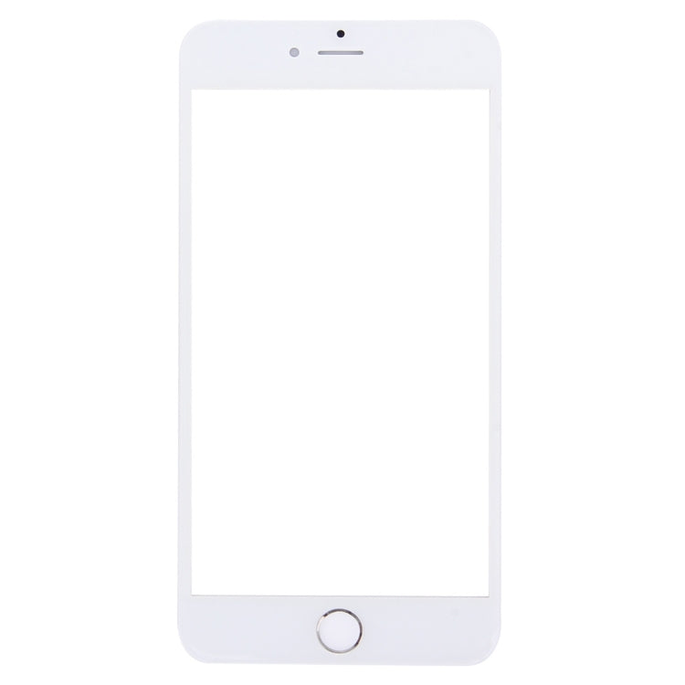 3 in 1 for iPhone 6s Plus (Front Screen Outer Glass Lens + Front Housing LCD Frame + Home Button)(Silver)