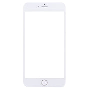 3 in 1 for iPhone 6s Plus (Front Screen Outer Glass Lens + Front Housing LCD Frame + Home Button)(Silver)