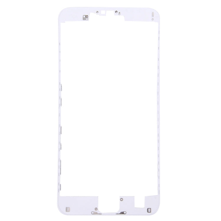 3 in 1 for iPhone 6s Plus (Front Screen Outer Glass Lens + Front Housing LCD Frame + Home Button)(Silver)