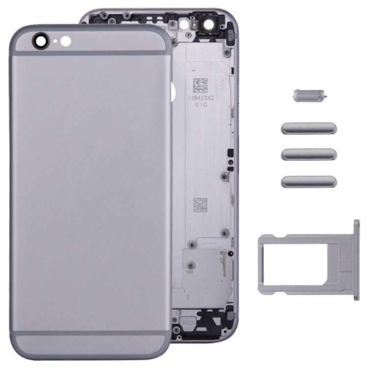 Full Assembly  Housing Cover for iPhone 6 Plus, Including Back Cover & Card Tray & Volume Control Key & Power Button & Mute Switch Vibrator Key(Grey)