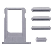 Full Assembly  Housing Cover for iPhone 6 Plus, Including Back Cover & Card Tray & Volume Control Key & Power Button & Mute Switch Vibrator Key(Grey)
