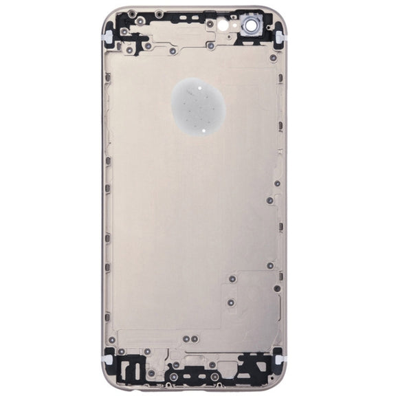Full Assembly  Housing Cover for iPhone 6 Plus, Including Back Cover & Card Tray & Volume Control Key & Power Button & Mute Switch Vibrator Key(Gold)