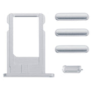 Full Assembly  Housing Cover for iPhone 6 Plus, Including Back Cover & Card Tray & Volume Control Key & Power Button & Mute Switch Vibrator Key(Silver)