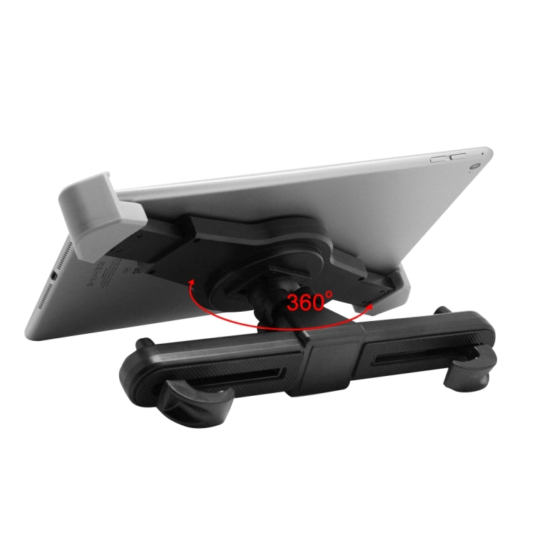 Universal 360 Degrees Rotation Car Headrest Mount Holder, For iPad, Samsung, Lenovo, Sony and Other Tablet PC(Black)